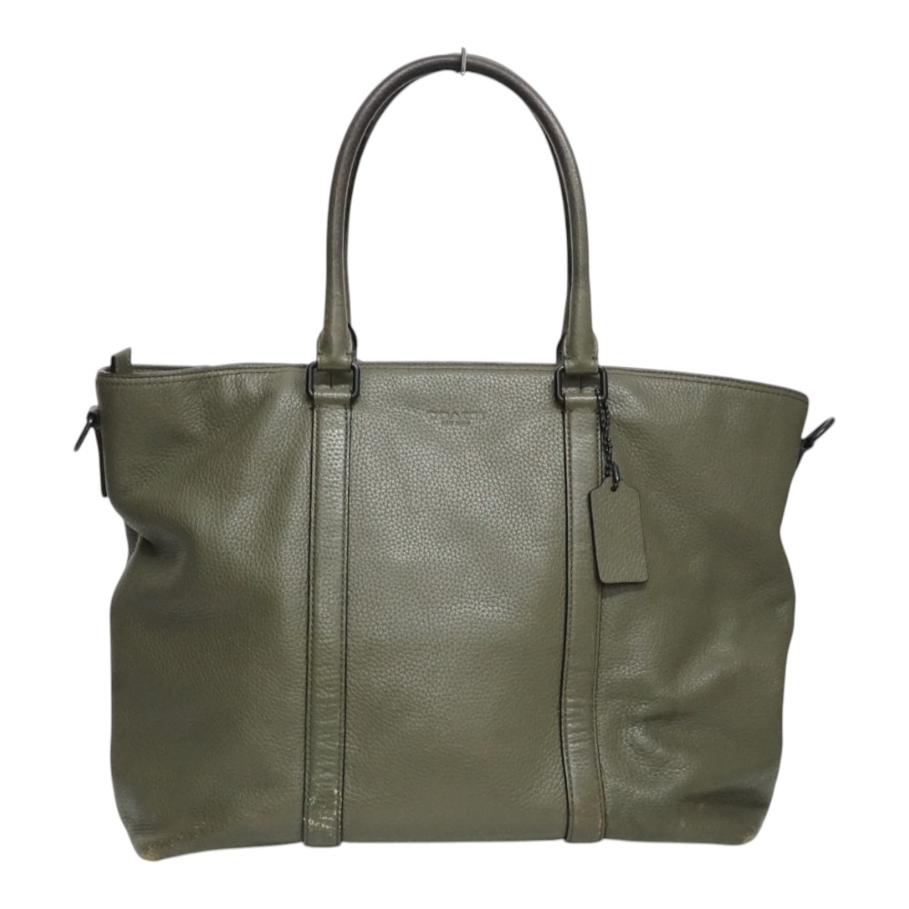 コーチ職 Coach 71807 メトロポリタンペブルドレザートートバッグ 2WAY御徒面子【中古】