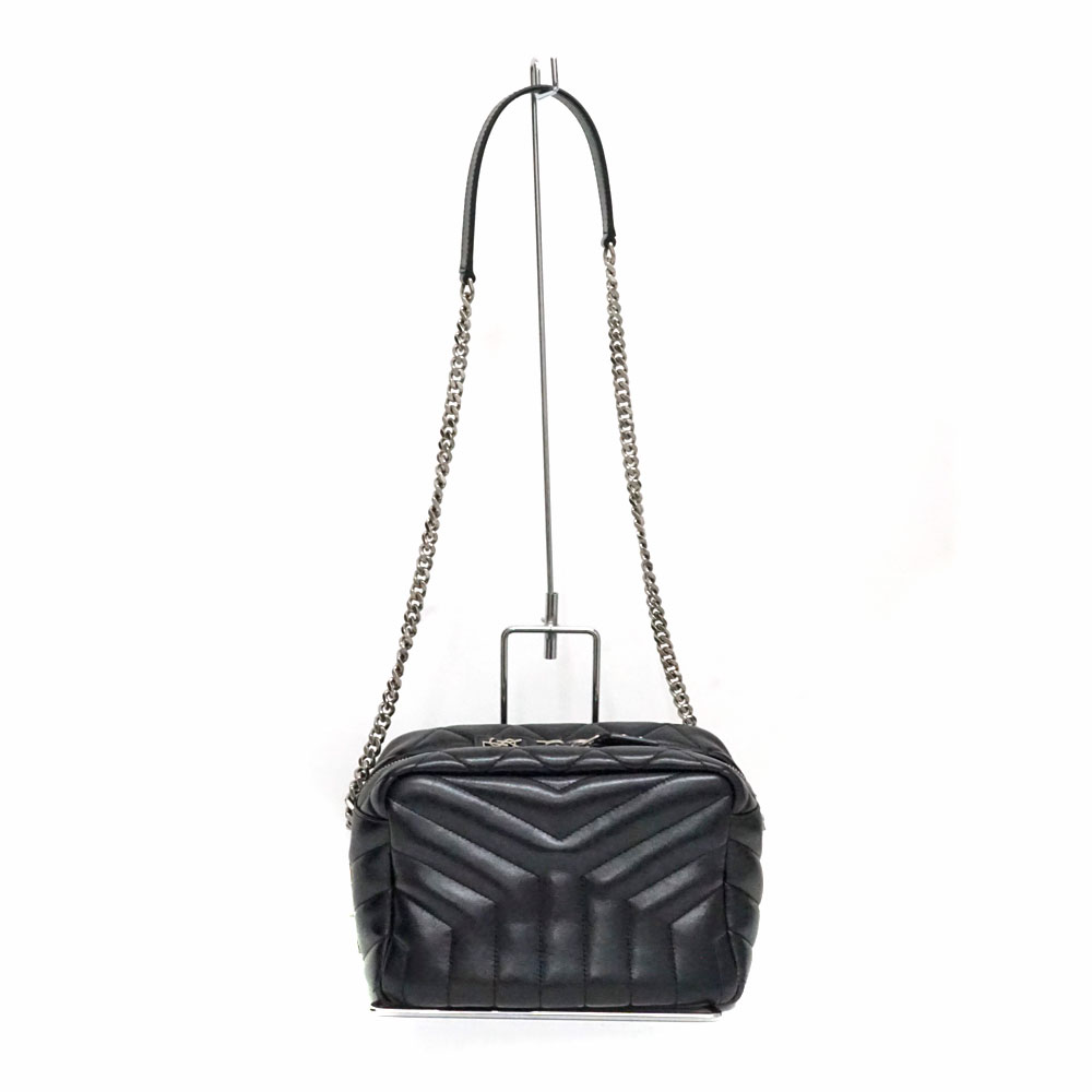 サンローラン Saint Laurent 454317 ルル原油生産 ショルダーバッグ 黒いこと【中古】