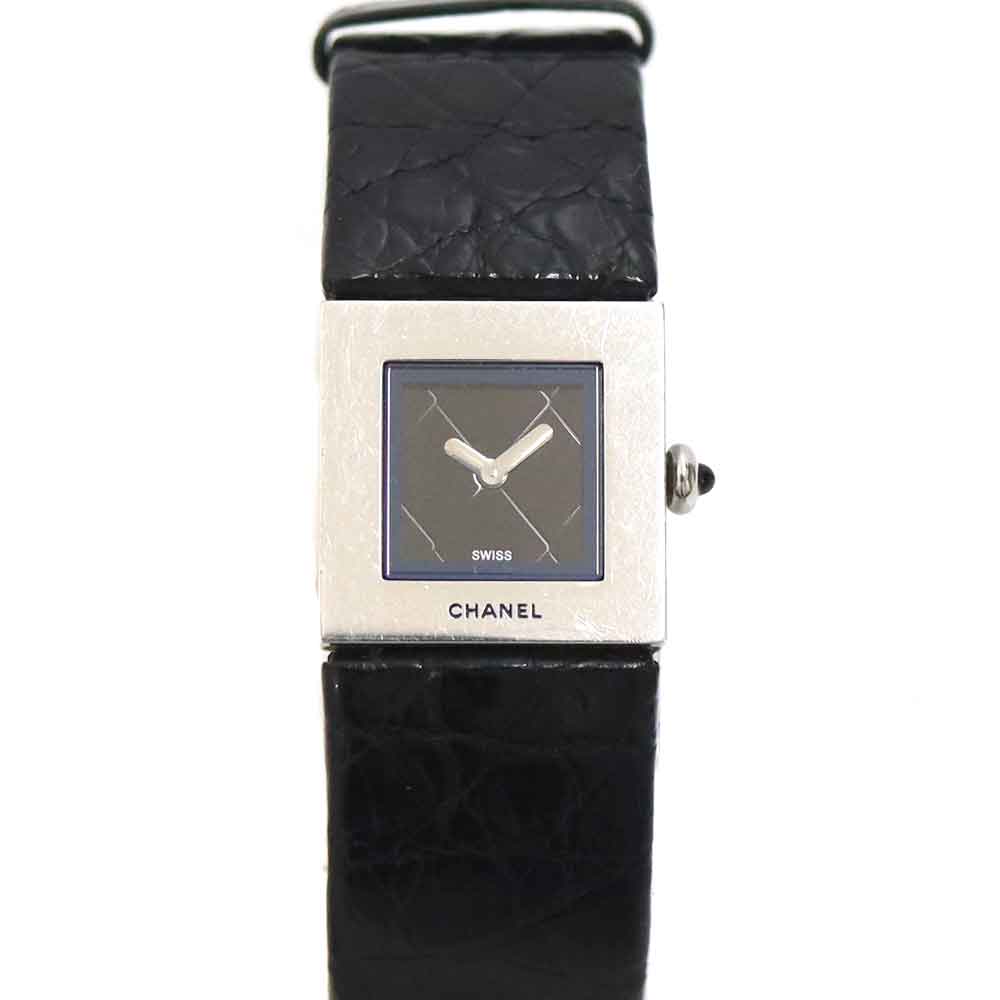 シャネル Chanel H0116 マトラッセ ウォッチ レディース クォーツ 腕時計 ブラック【中古】|質屋かんてい局 店