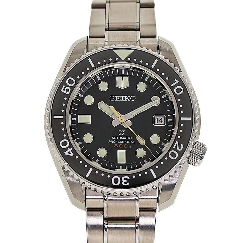 セイコー Seiko SBDX023(8L35-00R0) プロスペックス マリーンマスター プロフェッショナル メンズ 自動巻き 腕時計 ブラック【中古】
