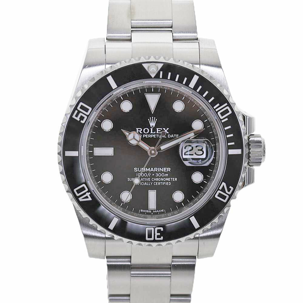 ロレックス Rolex 116610LN サブマリーナーデイト ブラック 腕時計 メンズ 自胴巻き ランダム【中古】｜質屋かんてい局 店
