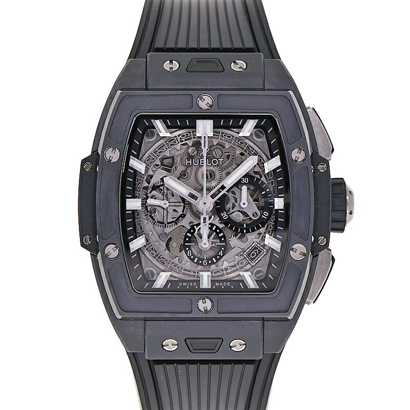 ウブロ Hublot 642.CI.0170.RX スピリット オブ ビッグ・バン ブラックマジック メンズ 自動巻き 腕時計 エル・プリメロベース ブラック【中古】