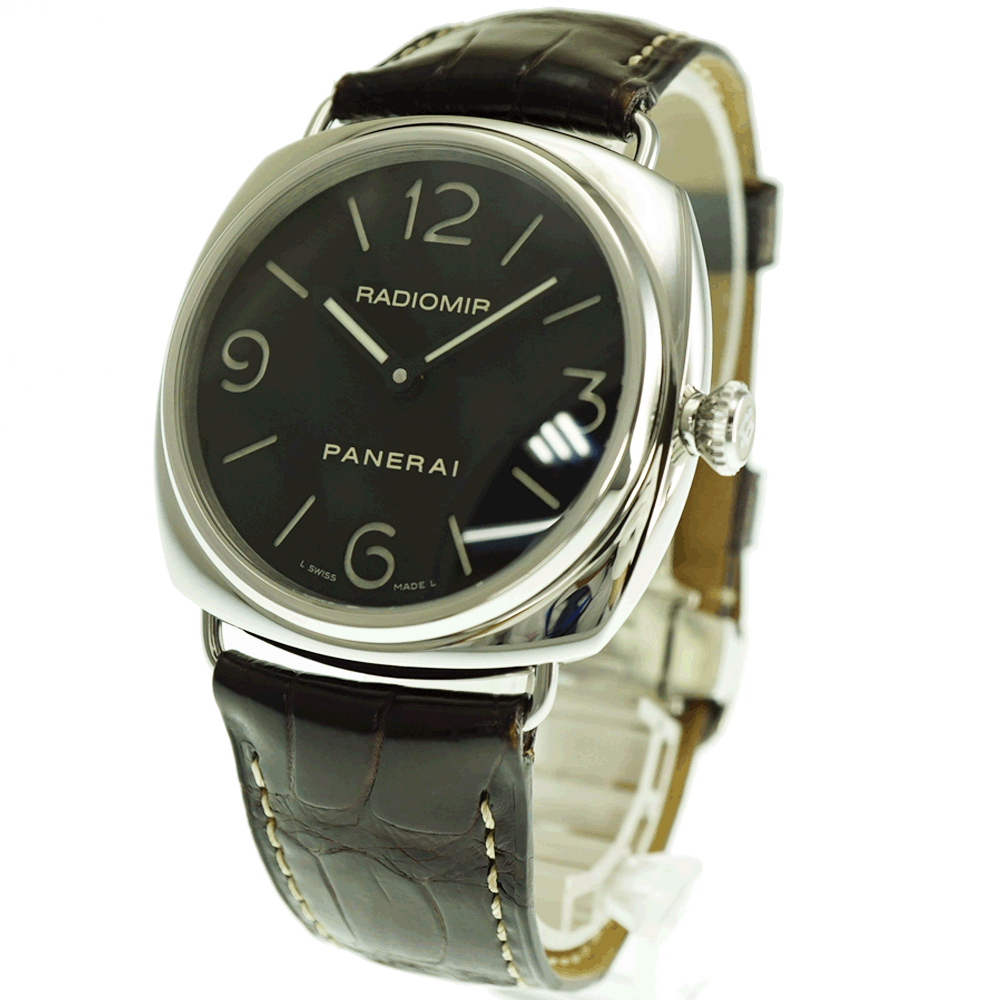 楽天市場 メンテナンス済み Panerai パネライ Pam00210 ラジオミール 手巻き ステンレス クロコ 革ベルト 裏スケ 中古 Used 9 かんてい春日井店 K2001286 質屋かんてい局 楽天市場店