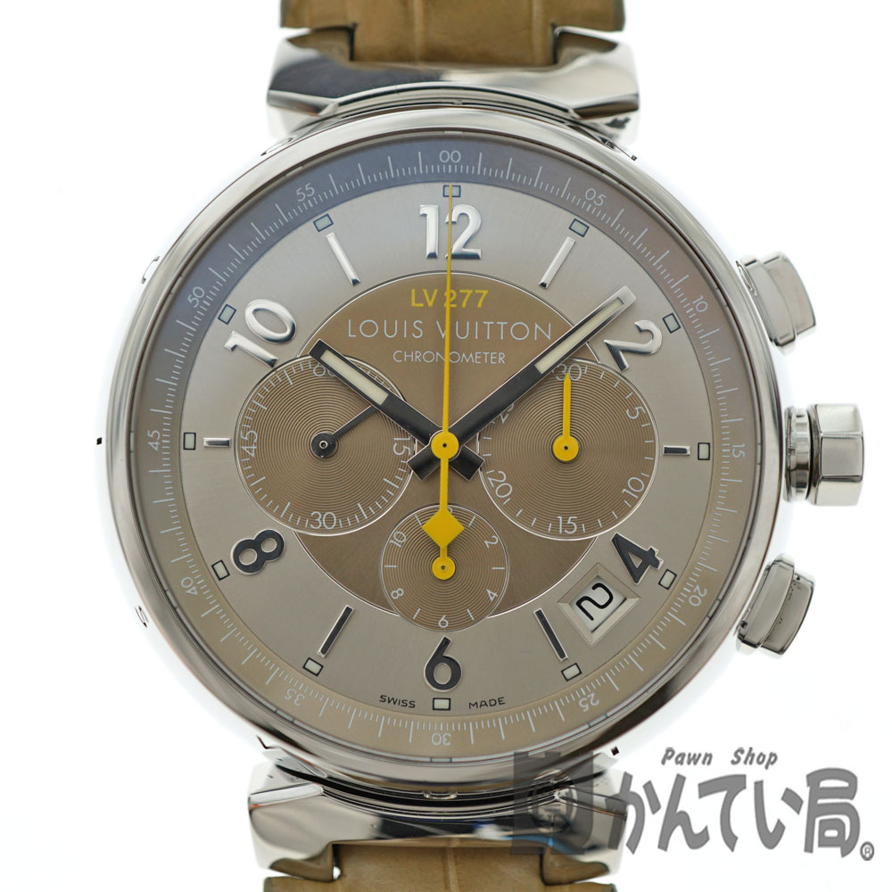 人気ブランドの Louis N 2462 質屋かんてい局北名古屋店 中古 Used 9 オートマチック 自動巻き 裏スケ シースルーバック メンテナンンス済み メンズ 腕時計 タンブールエルプリメロクロノ Vuitton ルイ ヴィトン Q1142 N 2462 Rashiastrologer Com