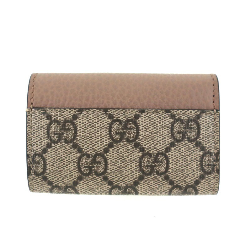 Gucci グッチ 6連キーケース レザー Ggマーモント レディース ピンクベージュ 鍵 Ggロゴ ファッション ブランド 小物 中古 Used 8 買取專門 かんてい局大垣店 P21 337 Beemer Com Br