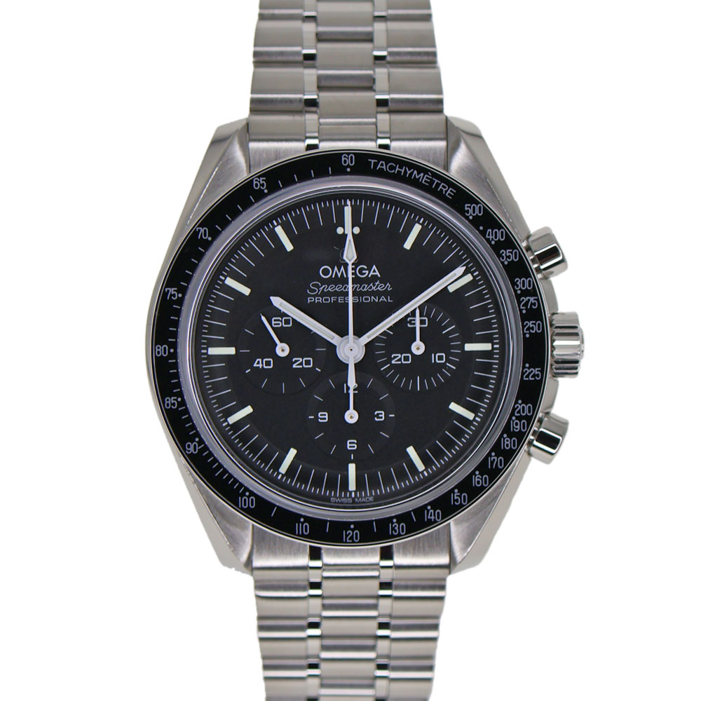 オメガOmega310.30.42.50.01.002スピードマスタームーンウォッチプロフェッショナルメンズ手巻きブラック【中古】