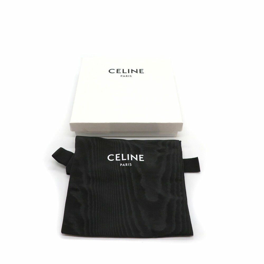 CELINE【セリーヌ】10C662BTA.38NOフック付コイン&カードポーチコーティングキャンバストリオンフブラックレディース【中古】USED-7質屋かんてい局細畑店h2204528