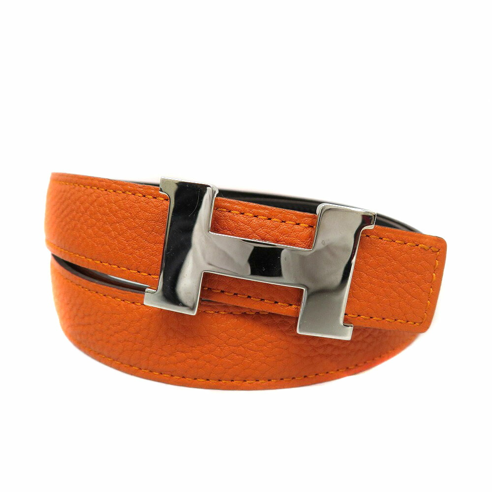 【美品】HERMES コンスタンスベルト リバーシブル ゴールド金具 赤 青 売切】ガンガン使えるエルメスのコンスタンスベルト、女性用