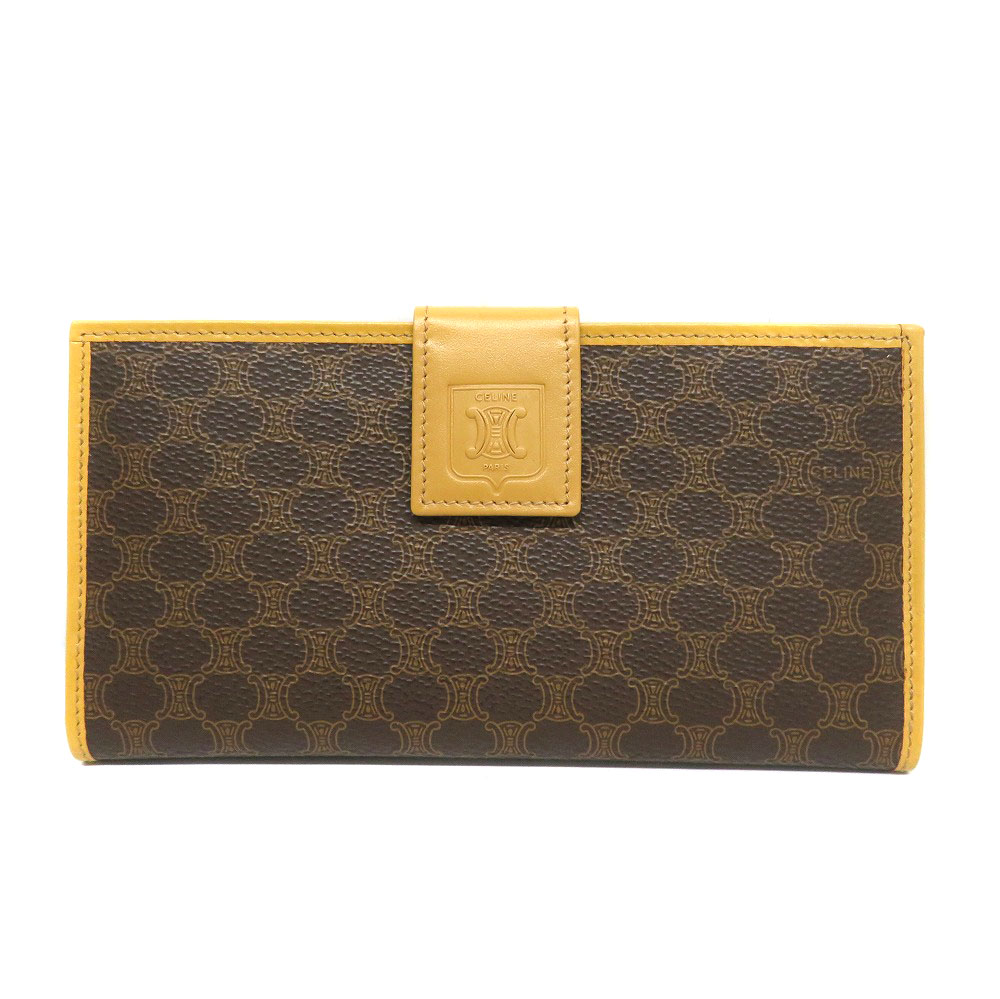 楽天市場】【CELINE】セリーヌ マカダム ニつ折り財布 PVC