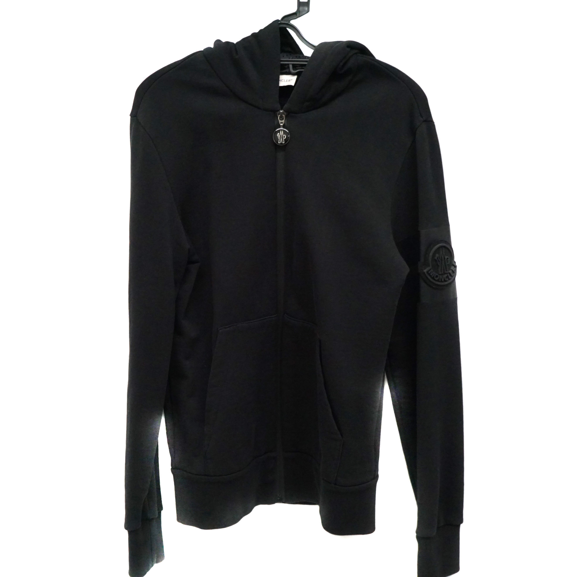 モンクレール Moncler G20918G00007 809KR MAGLIA CARDIGAN パーカー ブラック 綿【中古】