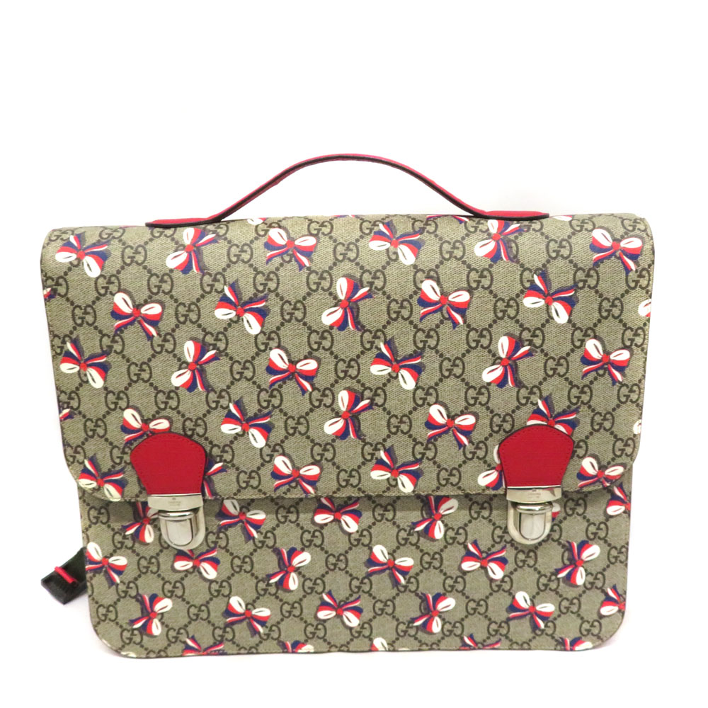 グッチ Gucci 419791.200047 うしろ側容器に並べる グッチチルドレン  ベージュ 赤いこと 緑であること 【中古】