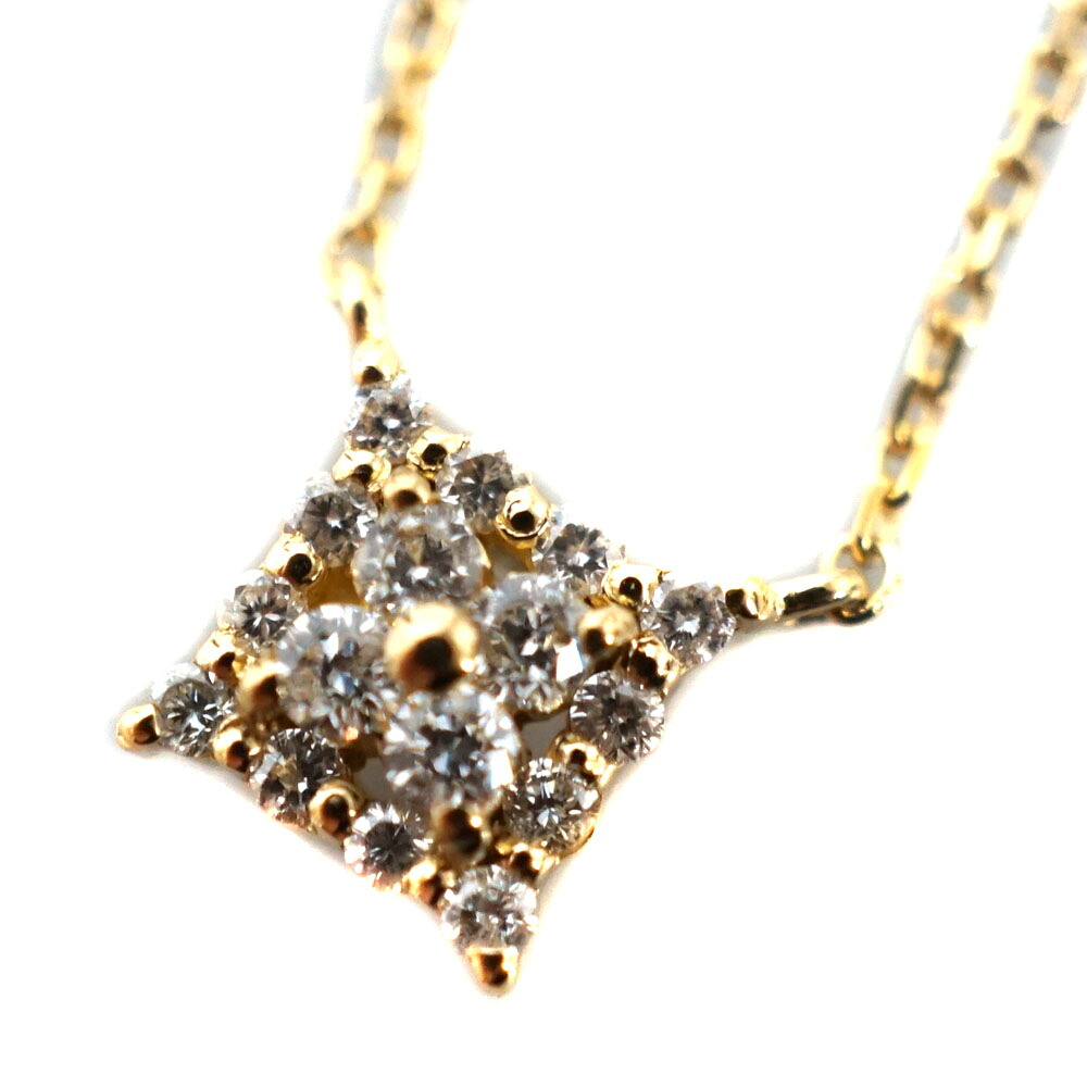 K18 ゴールド D0.10ctネックレス ダイヤモンド ジュエリー アクセサリー 【中古】|質屋かんてい局 店