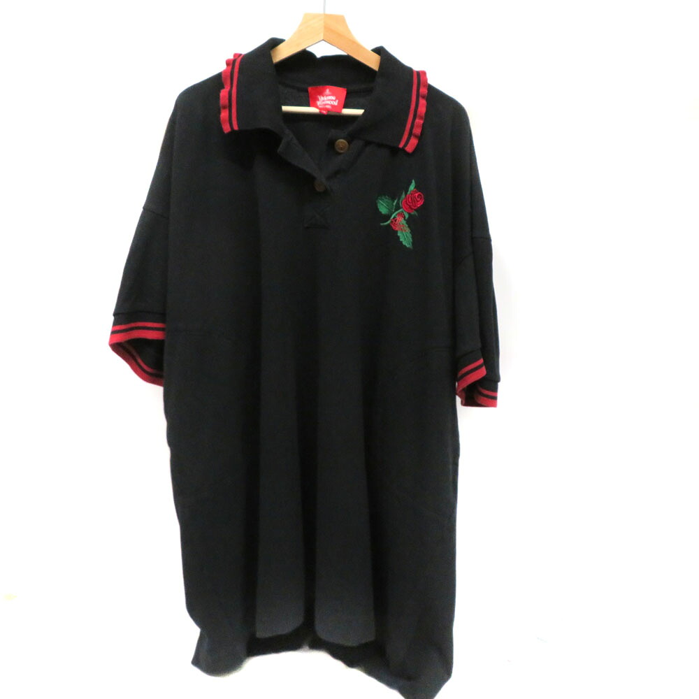 ヴィヴィアンウエストウッド Vivienne Westwood スポーツシャツ 衣裳 赤いこと下げ札 黒いこと 赤いこと 【中古】