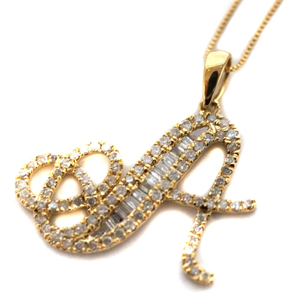 K18 ゴールド D0.50ct ダイヤモンド ネックレス A ジュエリー 【中古】 52,788円