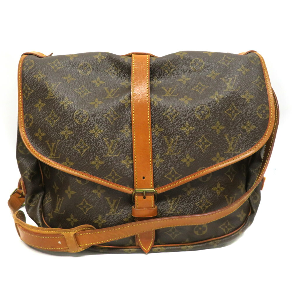 ルイヴィトン Louis Vuitton M42254 ソミュール35 モノグラム ブラウン【中古】