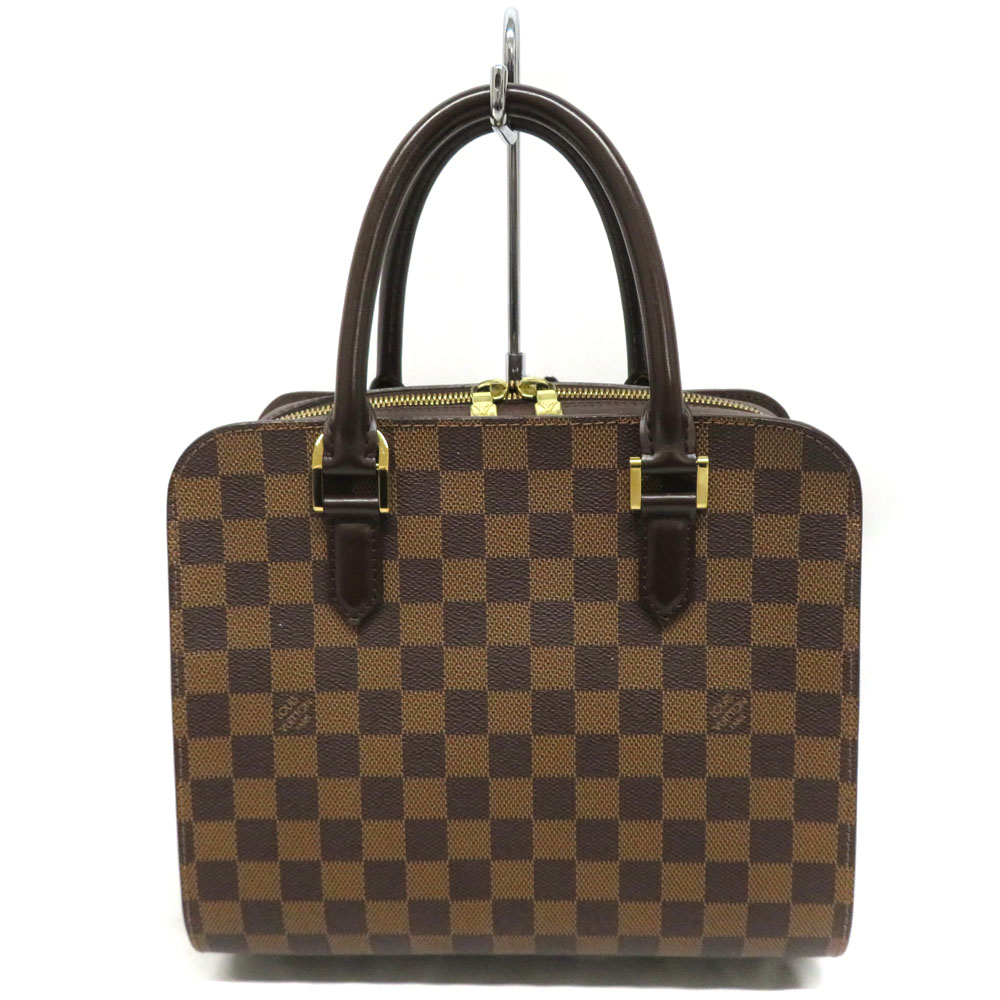ルイヴィトン Louis Vuitton N51155 トリアナ ダミエ エベヌ ハンドバッグ ブラウン 【中古】