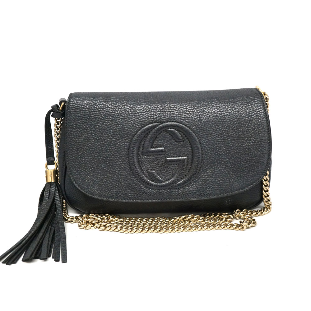 楽天市場】Gucci グッチ ソーホー ショルダーバッグ 747779 ブラック