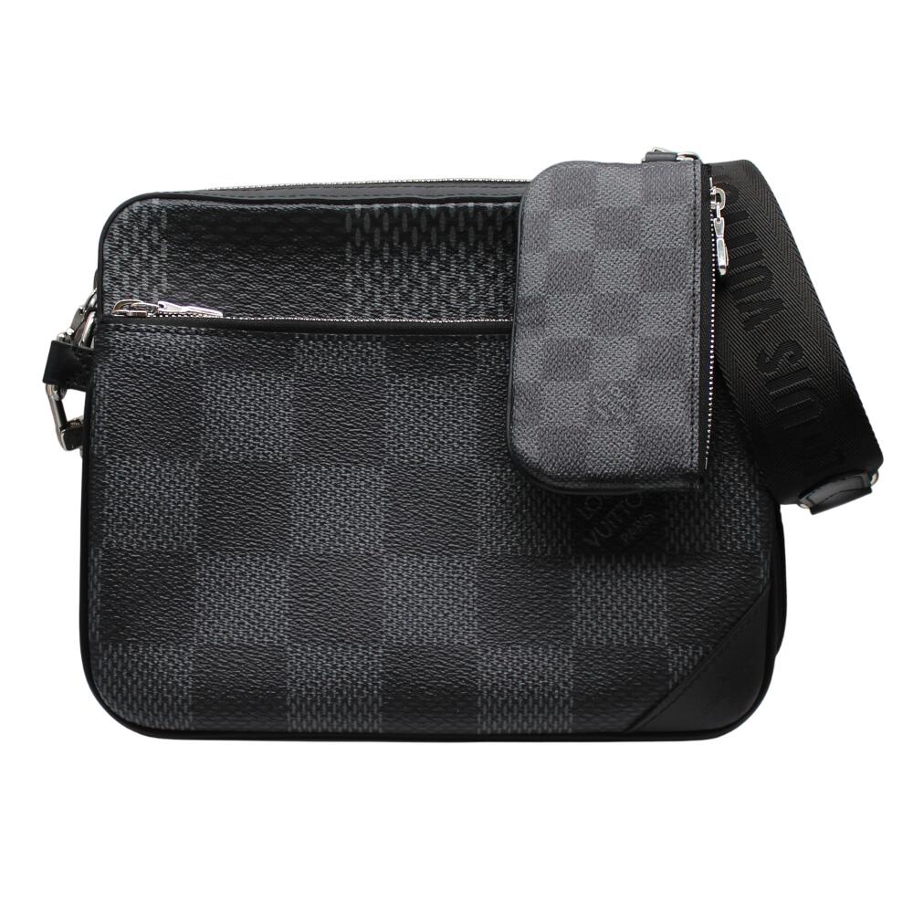 【中古】ルイヴィトン Louis Vuitton N50017 ダミエ・グラフィット 3重協奏曲・飛脚屋 ショルダーバッグ バッグ-バッグ・小物・ブランド雑貨