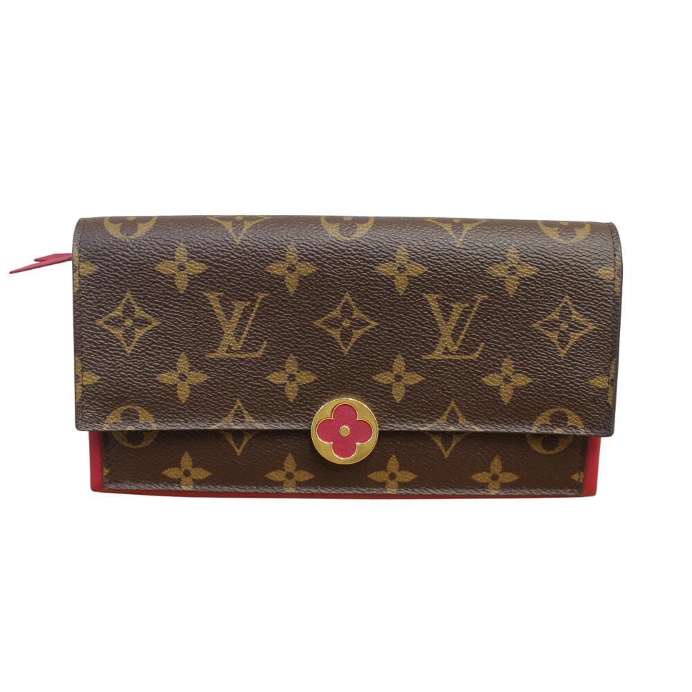 【中古】ルイヴィトン Louis Vuitton M64585 ポルトフォイユ・フロール
