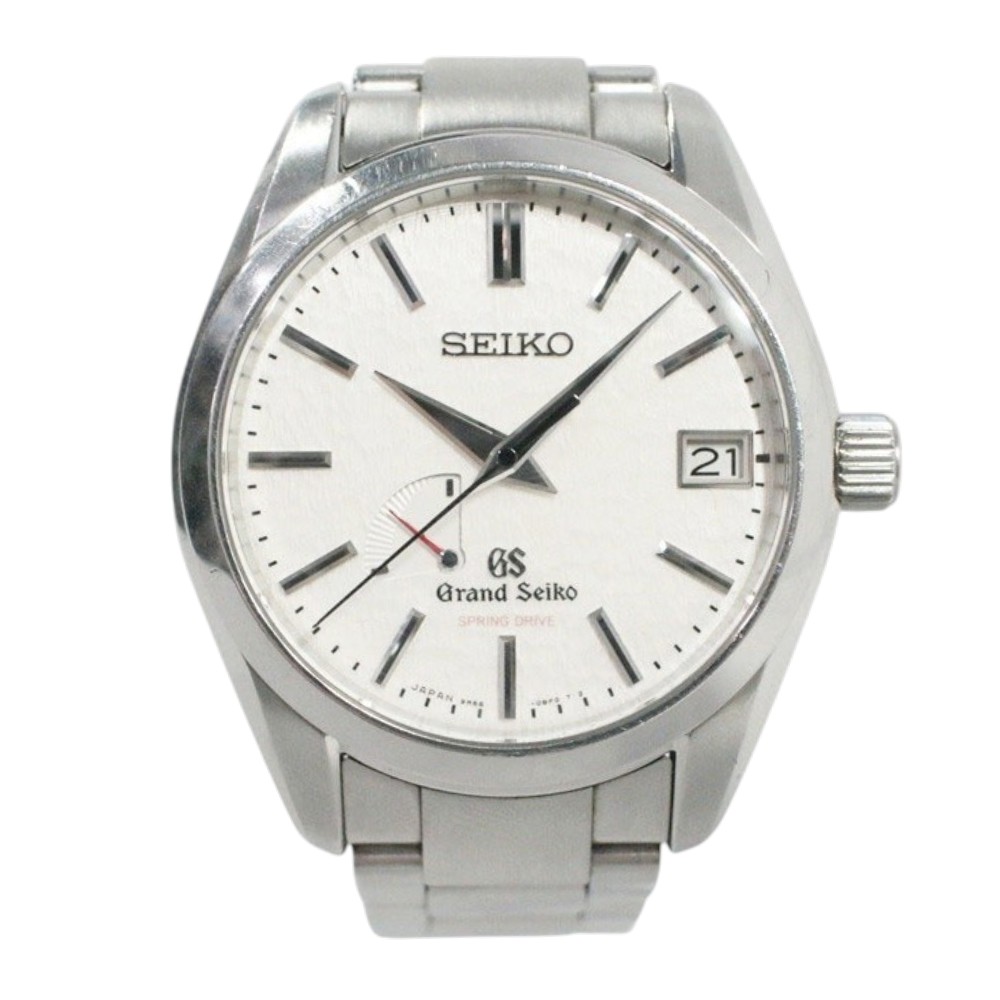 中古品 GRAND SEIKO 地びた セイコー GS SBGA129 9R65-0BX0 AJHH押さえるひな形 春月運転 メンズ ウオッチ【中古】かんてい局飛田店 h4-29778