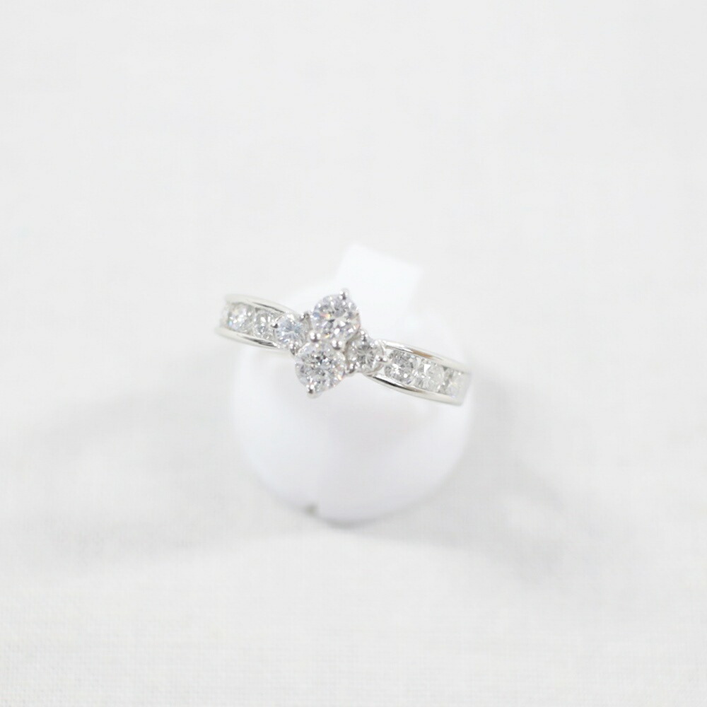 楽天市場】中古美品 PT900 ダイヤモンドリング D0.5ct/約3.2g/9号 指輪 