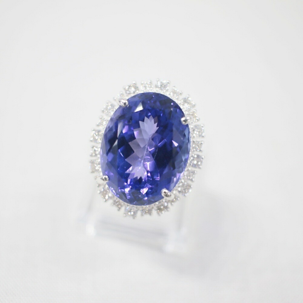 楽天市場】タンザナイト 11.4ct リング 13号 PT900 プラチナ