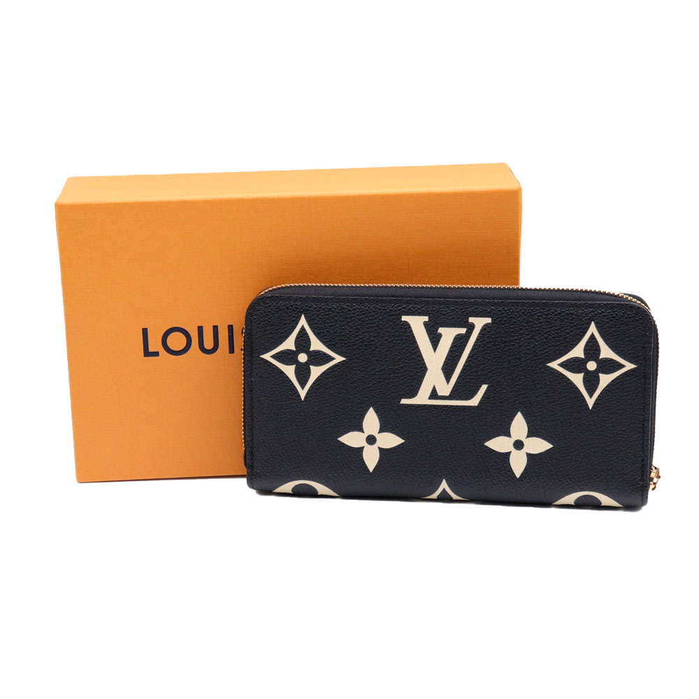 LOUIS VUITTON ルイヴィトン バイカラーアンプラント ジッピーウォレット ファスナー長財布 M80481【中古美品】かんてい局南熊本店【楽ギフ_包装選択】m5-47892
