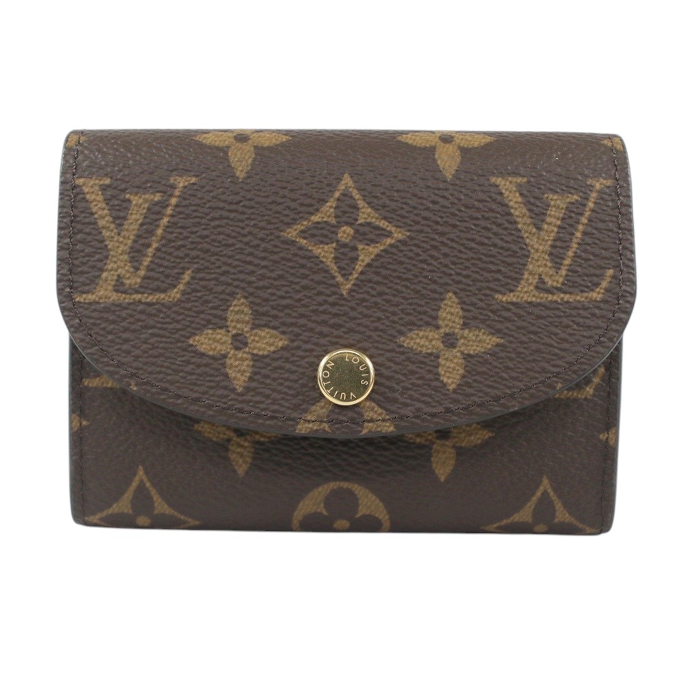 未当てはめる LOUIS VUITTON ルイヴィトン ポルトモネ・ロザリ モノグラム 二つ折り銭入れ コインケース ミニウォレット M62361 赤銅色 サクラ色 メンズ レディース【未当てはめる】かんてい局飛田店 h4-30479