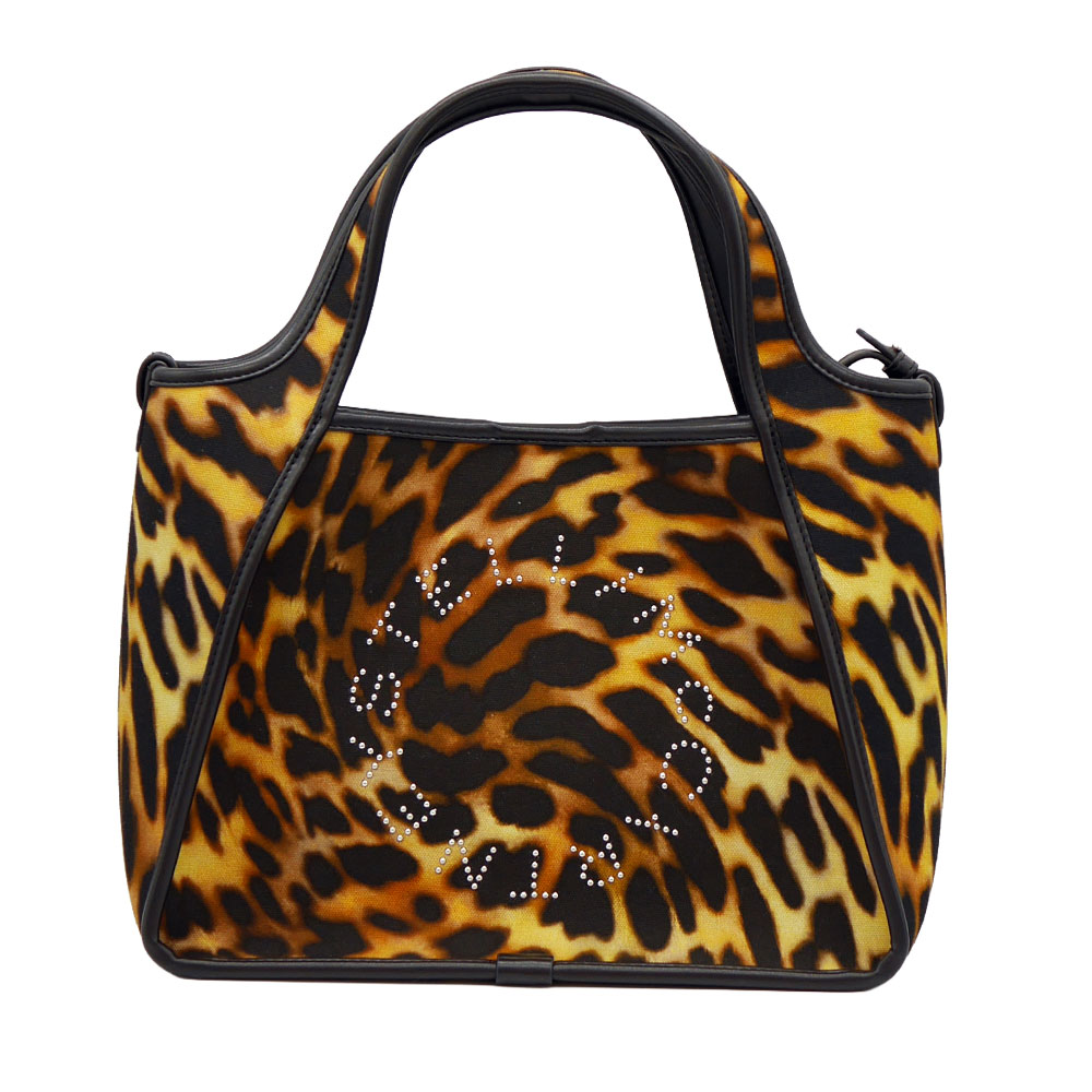 STELLA McCARTNEY ステラマッカートニー トートバッグ 2way ステラロゴ レオパード ポーチ付きバッグ513860 WP0056 9500 【中古】かんてい局光の森店【楽ギフ 包装選択】f25-1472｜かんてい局熊本店