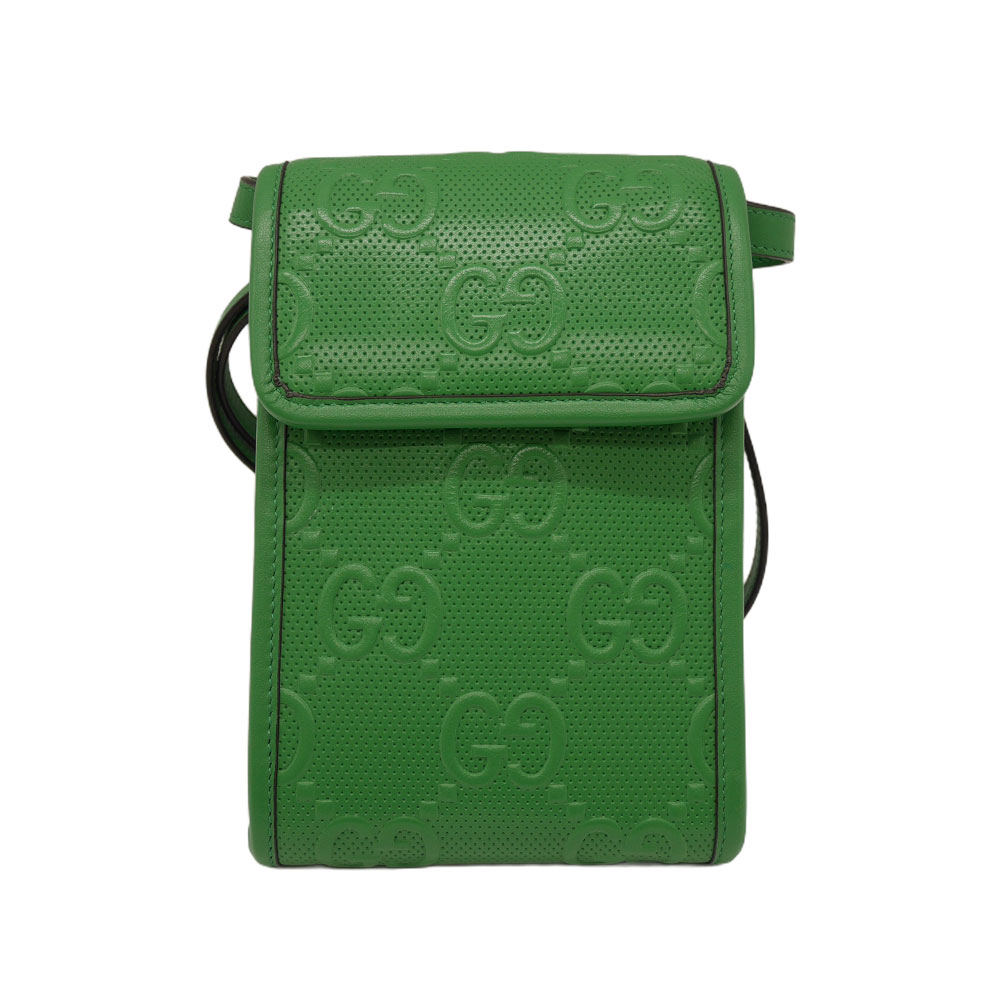 グッチ GGエン雇い主 625571 ミニ ショルダーバッグ 緑であること【中古】かんてい局光の森店【楽ギフ 荷拵え選りすぐる】f25-1074