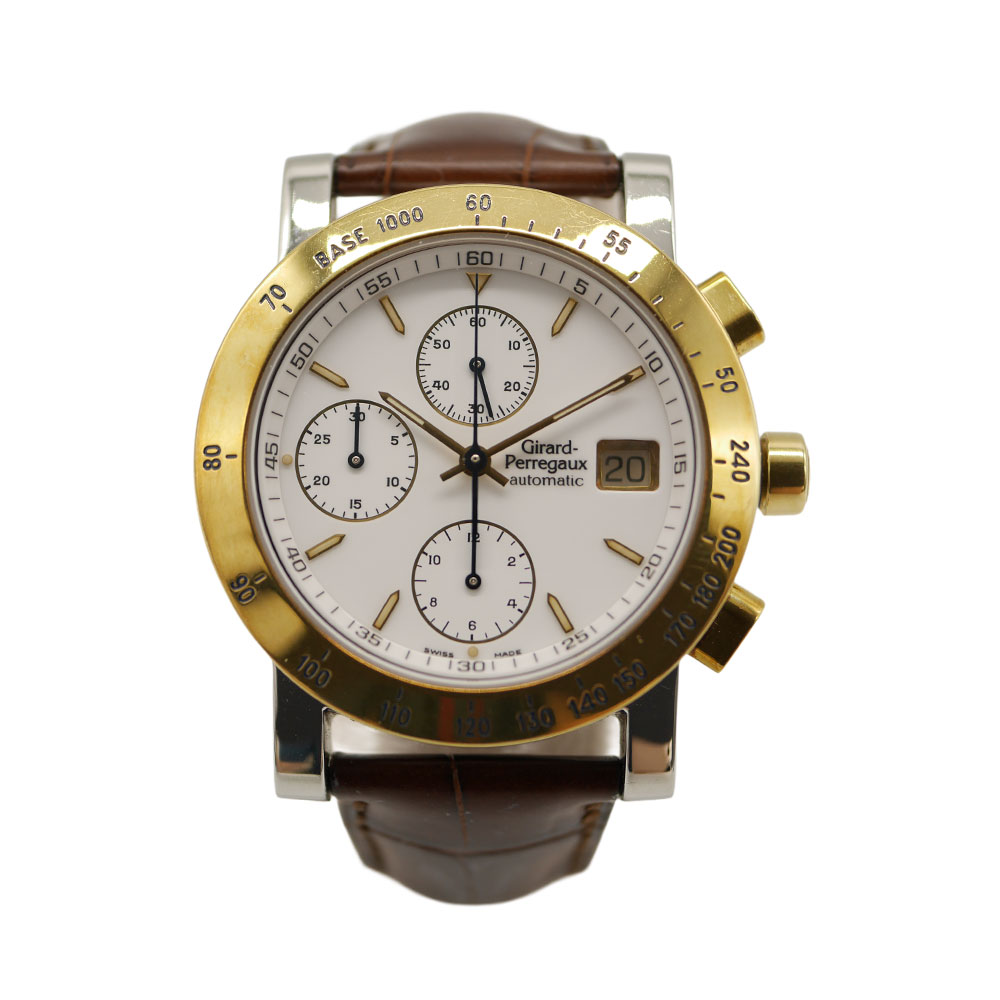 ジラール・ペルゴ GP7000 自動小銃一巻き メンズ ウオッチ Girard-Perregaux【中古】かんてい局光の森店【楽ギフ 荷造り選りわける】f25-1142