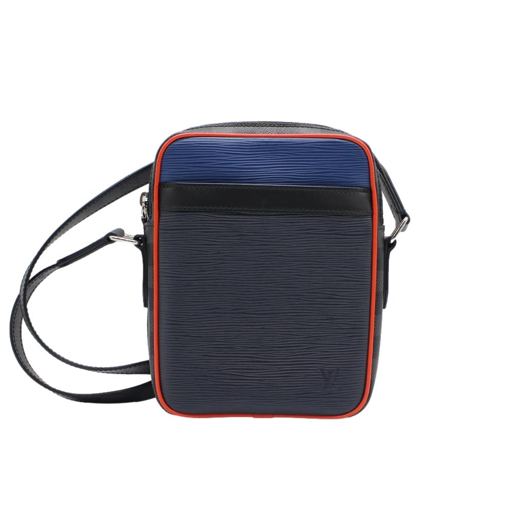 LOUIS VUITTON ルイヴィトン M51460 エピ×グラフィット ダヌーブPM ショルダーバッグ メンズ なめし革 ダミエ【中古】かんてい局上水前寺店【楽ギフ_荷造り選りわける】k25-3976