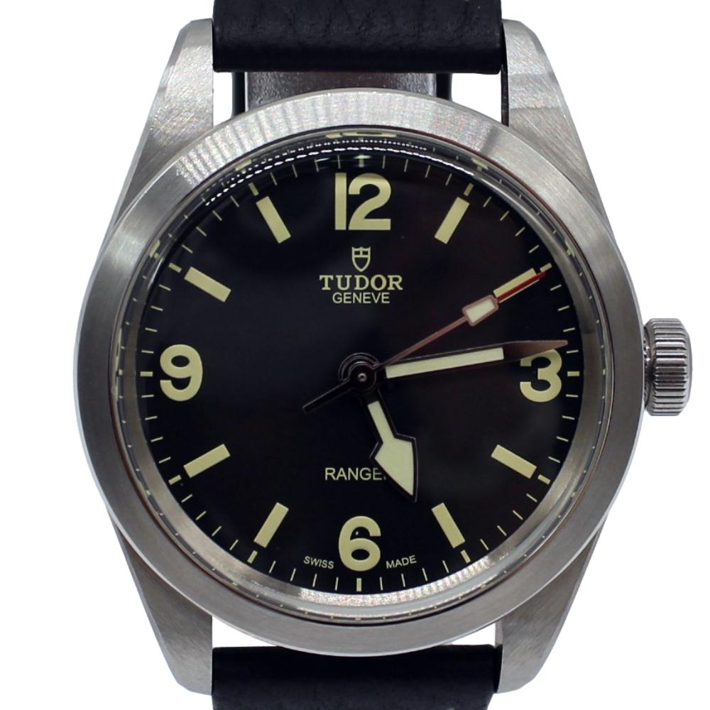 【中古美品】 TUDOR チューダー 79950-0003 レンジャー マニュファクチュール キャリバー MT5402 ウォッチ 機械類式時辰儀 自動小銃一巻き 黒いこと メンズ ブランド名時辰儀【中古】かんてい局上水前寺店【楽ギフ_荷拵え選りわける】k24-3982