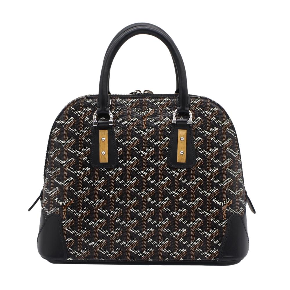 GOYARD ゴヤール ヴァンドームミニ ハンドバック トートバッグ ヘリボーン 黒いこと レディース【中古】かんてい局上水前寺店【楽ギフ_荷造り選りわける】k26-1612
