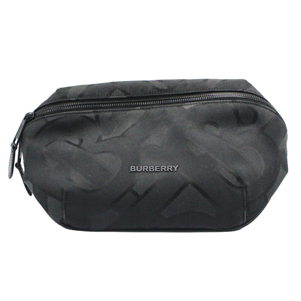 Burberry バーバリー 上半身御徒面子 モノグラム ソニー バムバッグ ナイロン 8043707  酉の方角御徒面子 黒 【中古】かんてい局上水前寺店【楽ギフ_荷拵え選りわける】k24-890