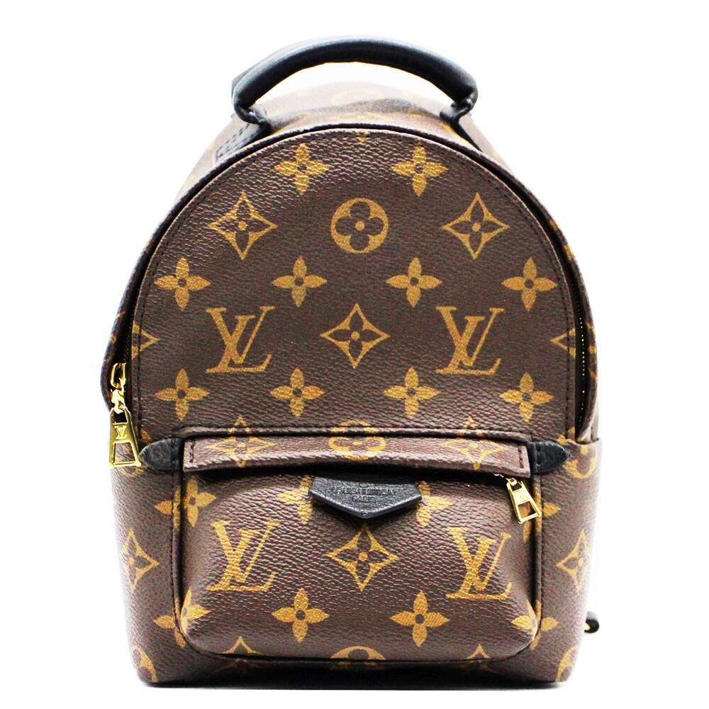 Louis Vuitton ルイヴィトン M44873 パームスプリングス バックパック MINI モノグラム リュックサック ブラウン【中古】かんてい局上水前寺店【楽ギフ_包装選択】k25-3870