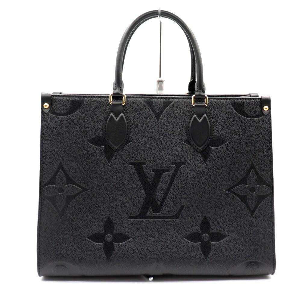 LOUIS VUITTON ルイヴィトン オンザゴーMM アンプラント M45595 ブラック ゴールド金具【中古】かんてい局南熊本店【楽ギフ_包装選択】m5-51172|かんてい局熊本店