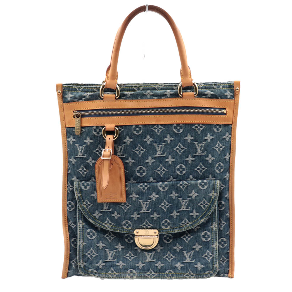 LOUIS VUITTON ルイヴィトン モノグラム・ジーンズ フラットショッパー M95018 トートバッグ【中古】かんてい局南熊本店【楽ギフ_荷拵えより分ける】M95018