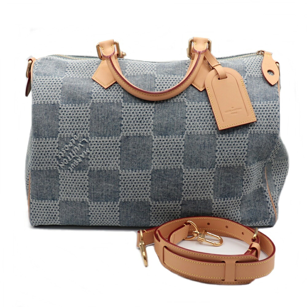 《極美品》LOUIS VUITTON ルイヴィトン N4071 スピーディーバンドリエール40 ジーンズ ハンドバック ショルダーバッグ 2way御徒面子【中古】かんてい局南熊本店【楽ギフ_荷拵え選りわける】m5-56229