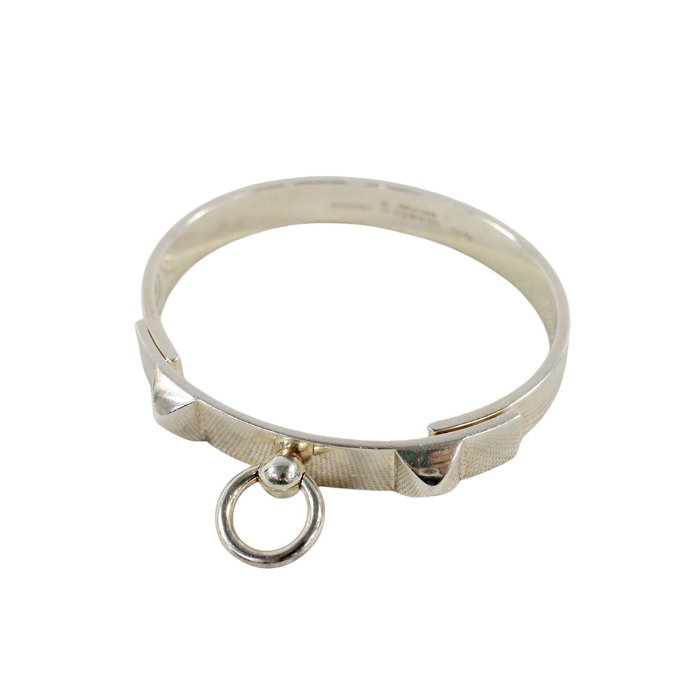 HERMES エルメス コリエ ド シアン ブレスレット バングル シルバーアクセサリー レディース【中古】かんてい局南熊本店【楽ギフ_包装選択】m5-52594｜かんてい局熊本店