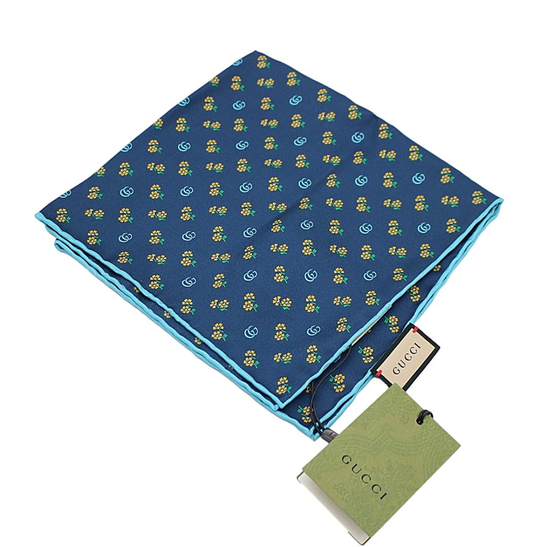 楽天市場】美品 GUCCI グッチ ハンカチ コットン100％ ブラウン