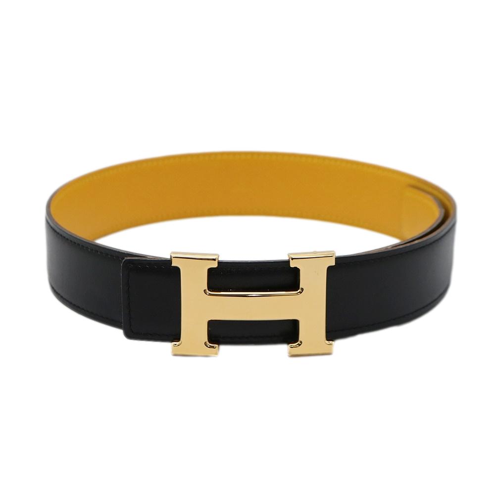 エルメス レザーベルト H型バックル HERMES レザー ベルト H型バックル