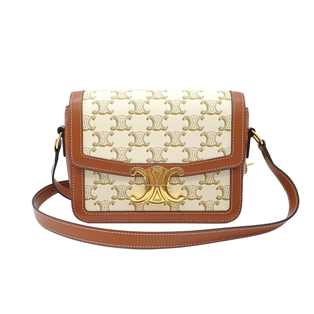 楽天市場】【セリーヌ】Celine ティーン トリオンフ キャンバス×レザー