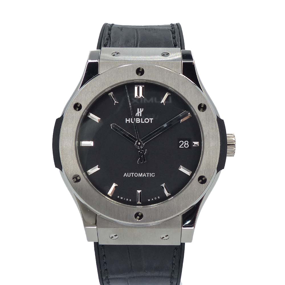 ウブロ HUBLOT 511.NX.1171.LR クラシックフュージョン ブラック □□USED-A