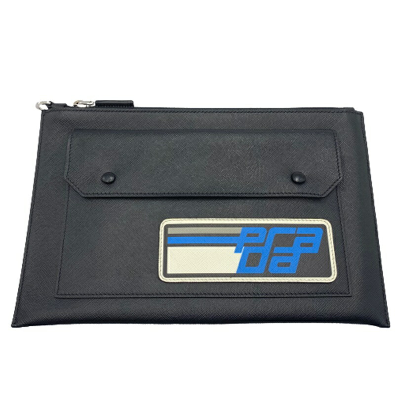 楽天市場】【中古】PRADA セカンドバッグ サフィアーノレザー