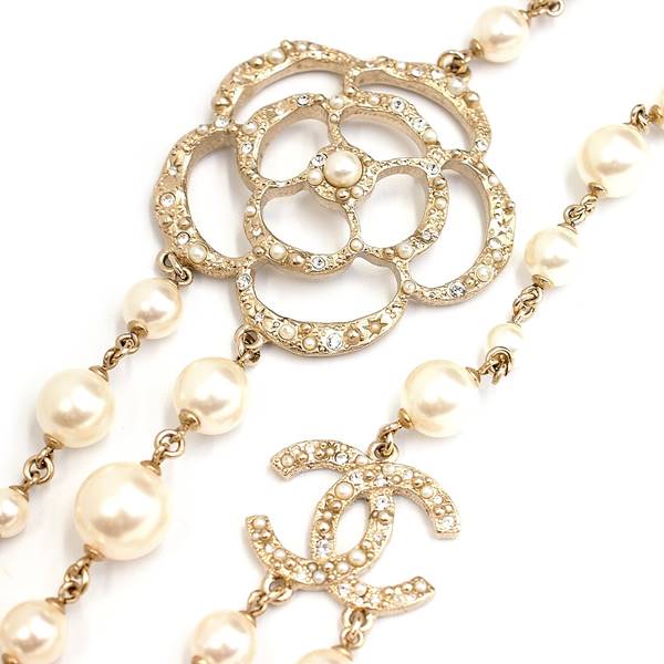 値下げ！美品✨シャネル カメリア　ネックレス　ゴールド　A14V CHANEL 楽天市場】【CHANEL】シャネル カメリア・ロングネックレス