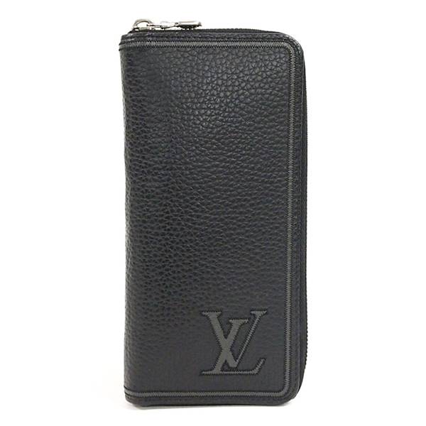 【中古】LOUIS VUITTON M68228 ジッピーウォレット ヴェルティカル トリヨン ブラック 長財布 ラウンド ファスナー 黒 ルイヴィトン メンズ 男性用 レザー □□ USED-AB