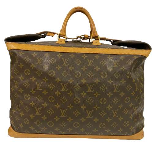 【中古】LOUIS VUITTON M41137 クルーザーバッグ50 モノグラム ブラウン ヌメ革 旅行 ブランド ルイヴィトン メンズ レディース □□USED-B