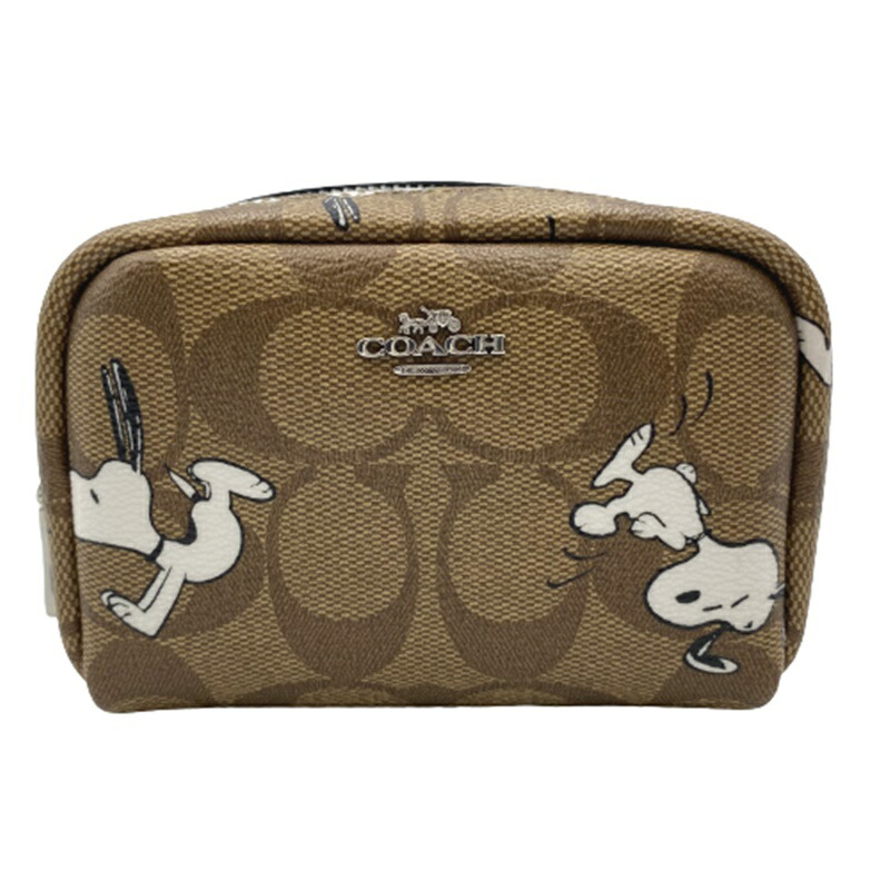 【美品】COACH コーチ スヌーピー コラボ コスメポーチ 楽天市場】コーチ ポーチ COACH コスメポーチ 化粧ポーチ
