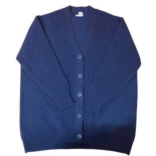 HERMES エルメス 3E2702D1 カーディガン ネイビー ファッション 衣類 カシミア 綿 サイズ36 ブランド □□ USED-A｜かんてい局名古屋東郷店